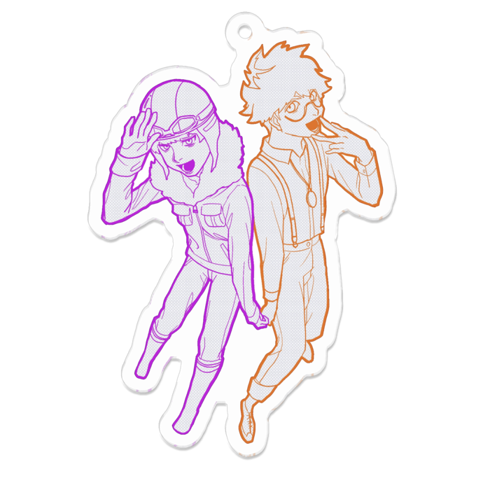 アクリルキーホルダー - 70 x 70 (mm)