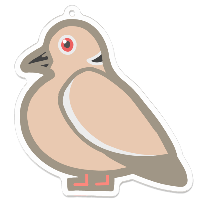 アクリルキーホルダー - 70 x 70 (mm)