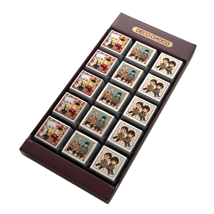 DECOチョコ - 列ごとにデザイン