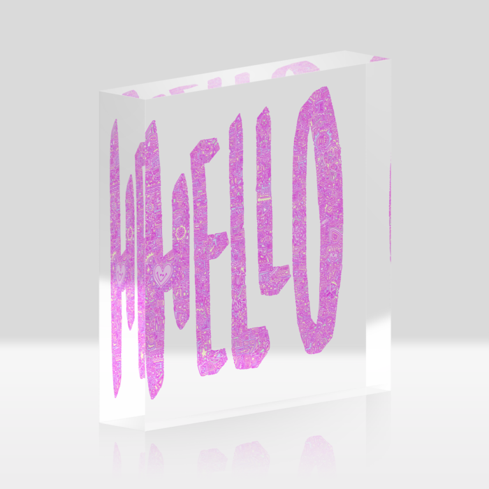 アクリルブロック - 100x100mm