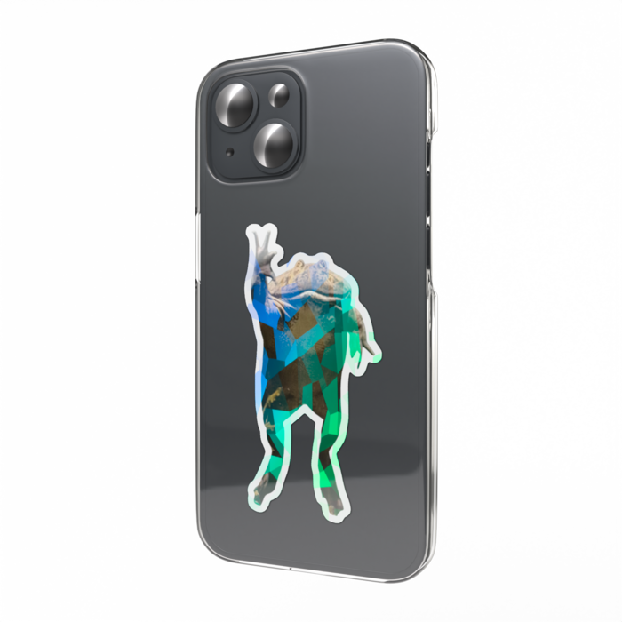 ホログラムスマホステッカー - 縦