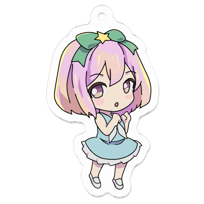 アクリルキーホルダー - 50 x 50 (mm)