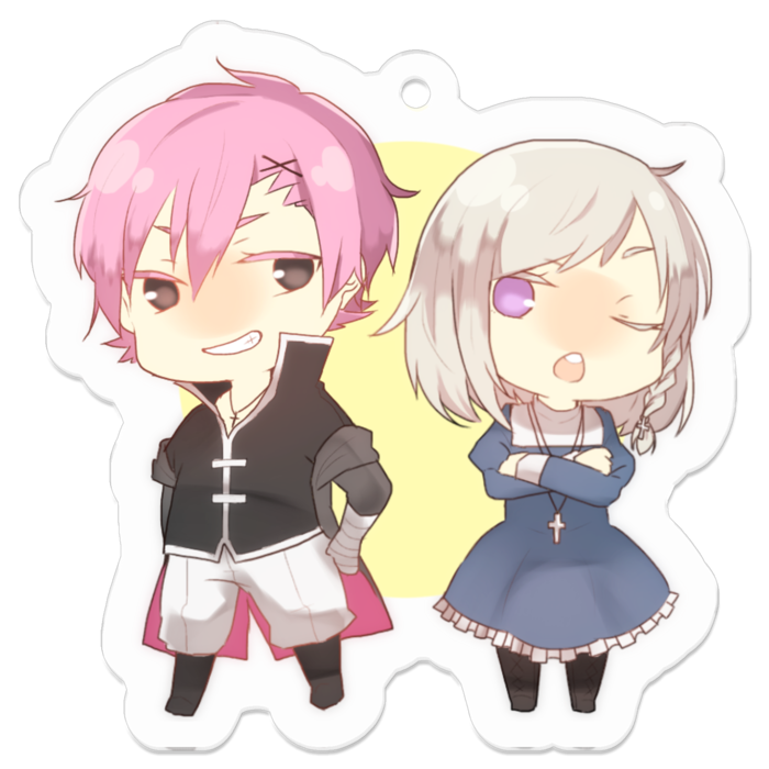 アクリルキーホルダー - 50 x 50 (mm)