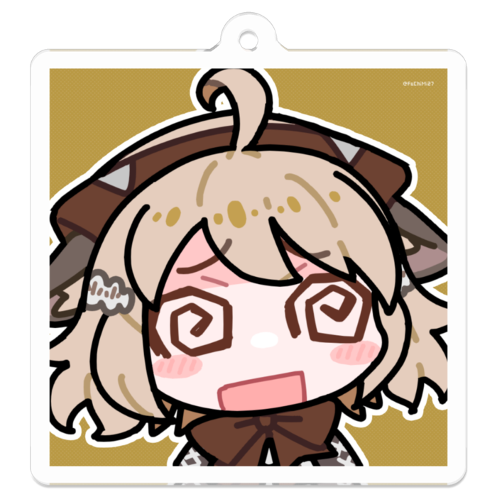 アクリルキーホルダー - 50 x 50 (mm)