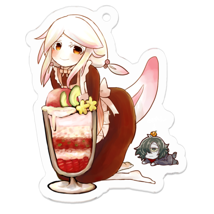 アクリルキーホルダー（コーティング） - 50 x 50 (mm)