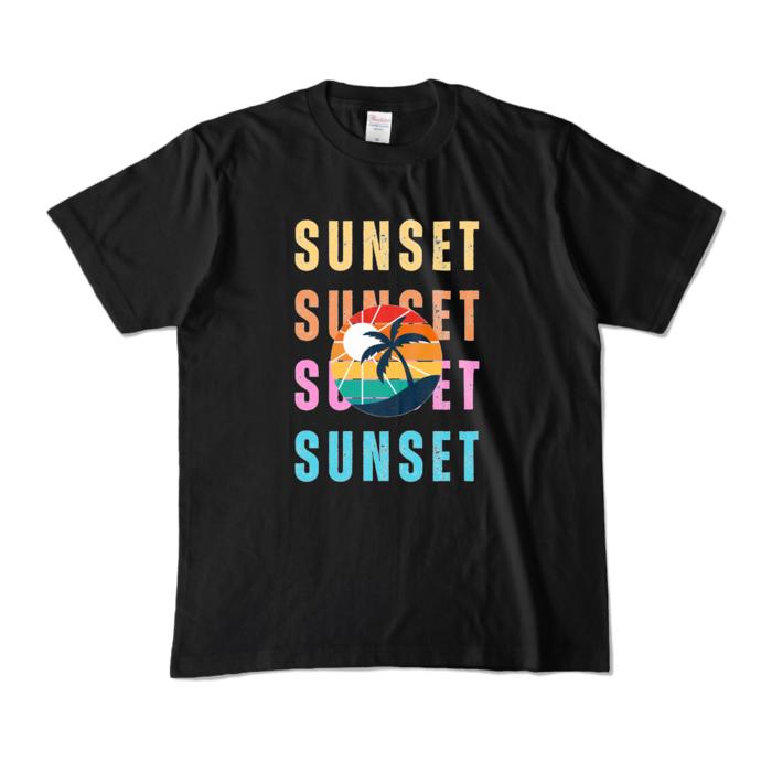 カラーTシャツ - M - ブラック (濃色)