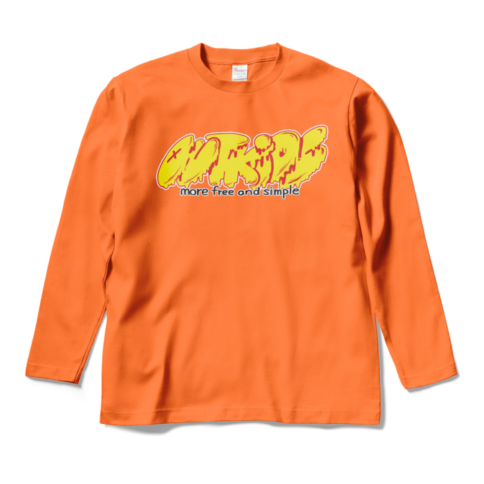 ロングスリーブTシャツ - M - オレンジ