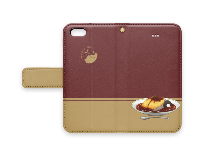 手帳型iPhoneケース - iPhone5 - ストラップ穴 あり