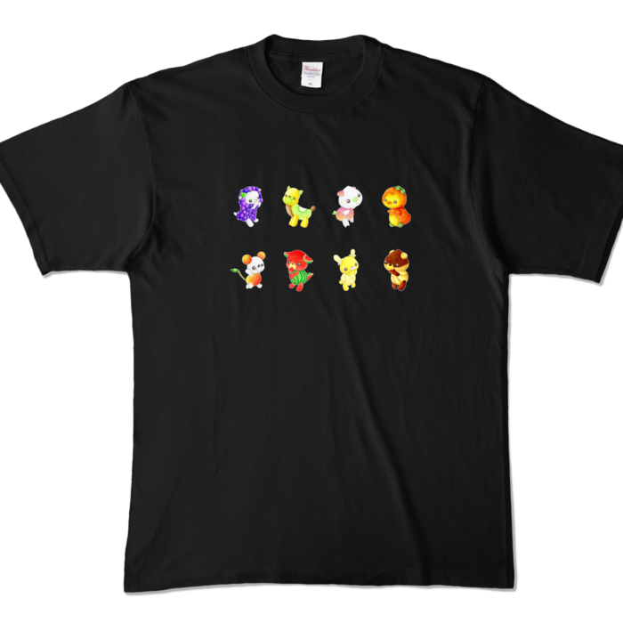 カラーTシャツ - XL - ブラック (濃色)