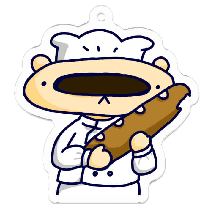 アクリルキーホルダー - 50 x 50 (mm)