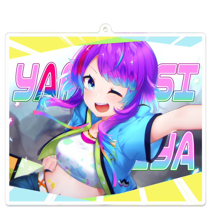 アクリルキーホルダー(コーティング) - 100 x 100 (mm)