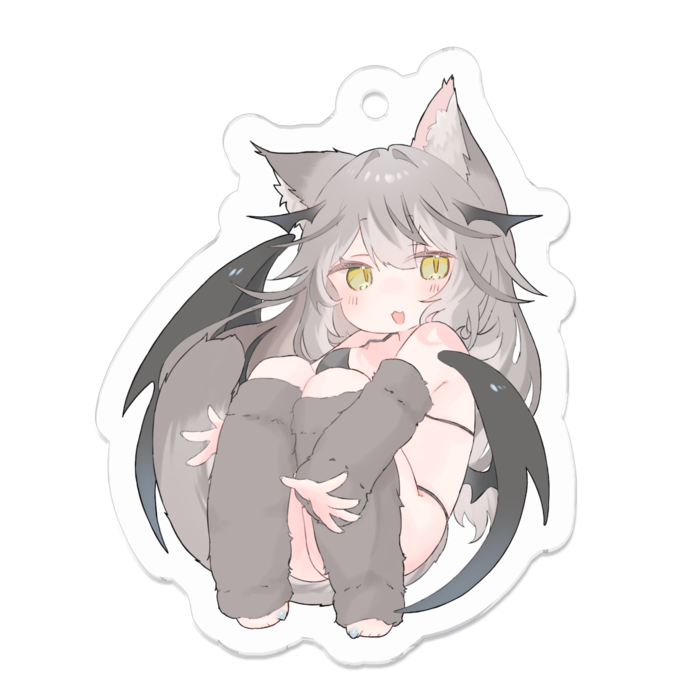 アクリルキーホルダー（コーティング） - 50 x 50 (mm)