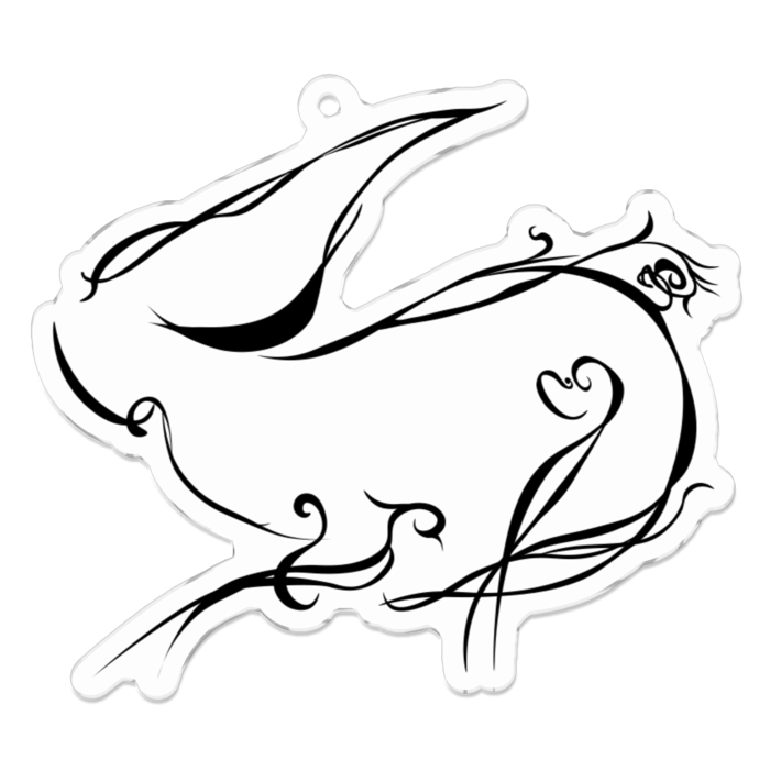 アクリルキーホルダー - 70 x 70 (mm)