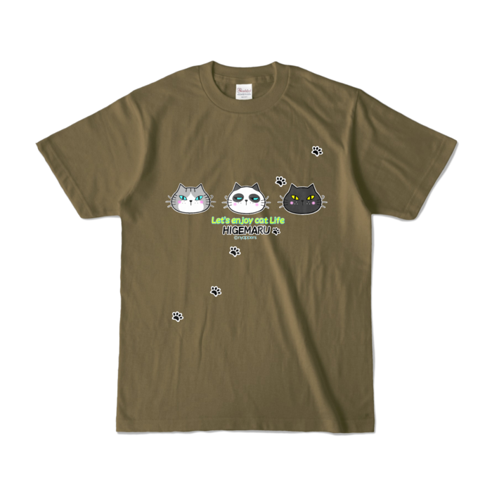カラーTシャツ - S - オリーブ (濃色)