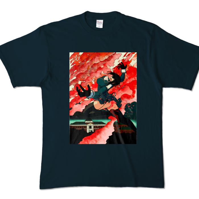 カラーTシャツ - XL - ネイビー (濃色)