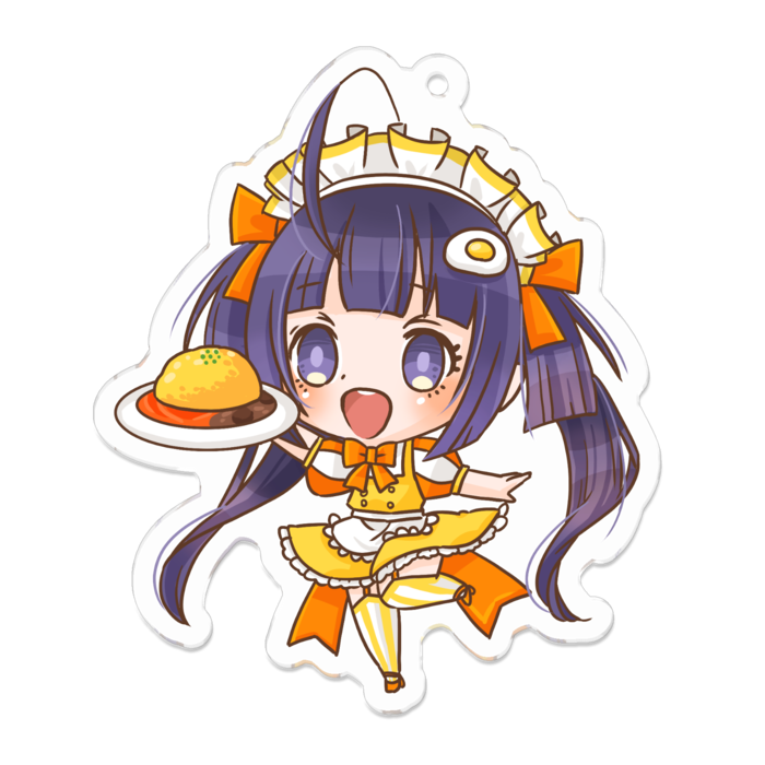アクリルキーホルダー - 70 x 70 (mm)