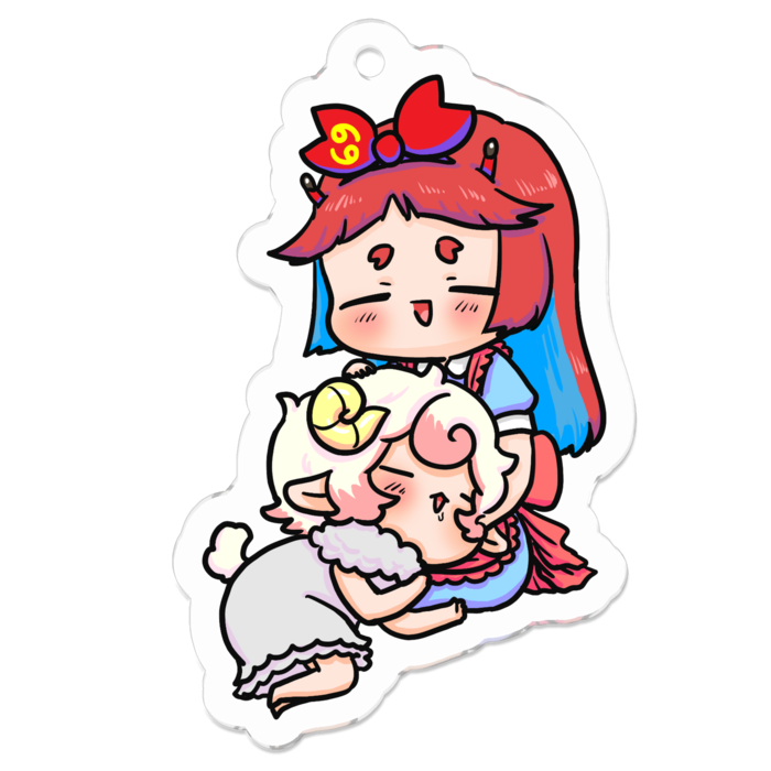 アクリルキーホルダー - 50 x 50 (mm)