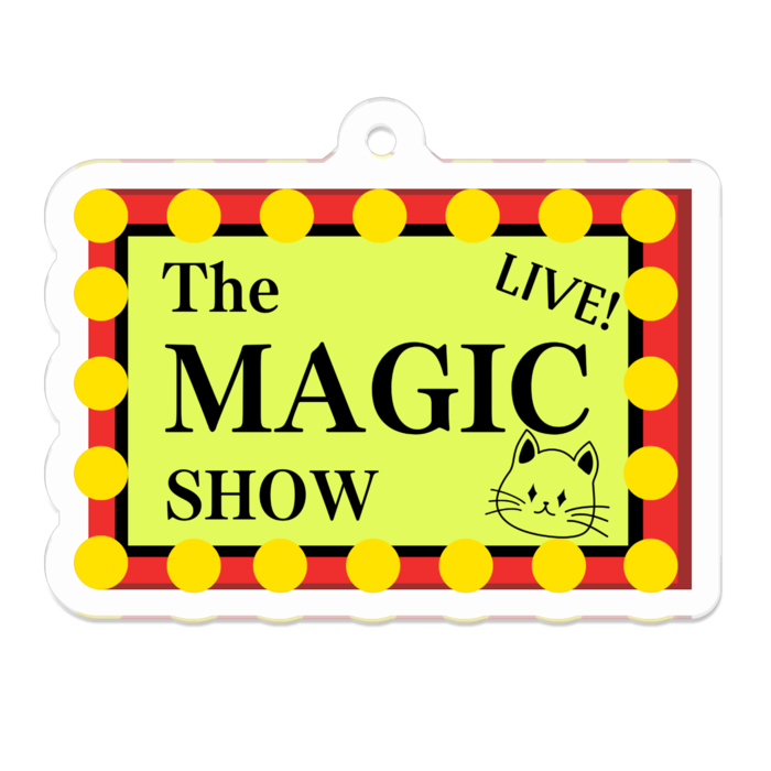 アクリルキーホルダー - 50 x 50 (mm)