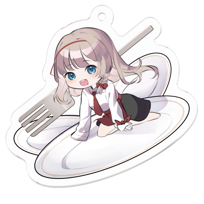 アクリルキーホルダー - 50 x 50 (mm)