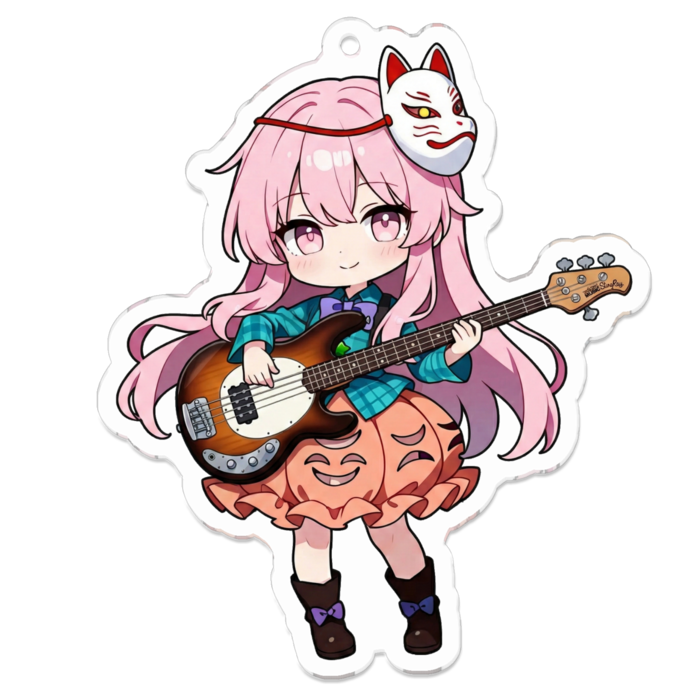 アクリルキーホルダー - 70 x 70 (mm)(キャラのみ)