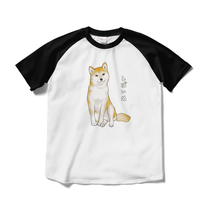 ラグランTシャツ - M - ホワイト×ブラック / Size M, White & Black