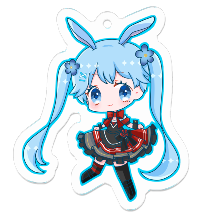 アクリルキーホルダー - 50 x 50 (mm)