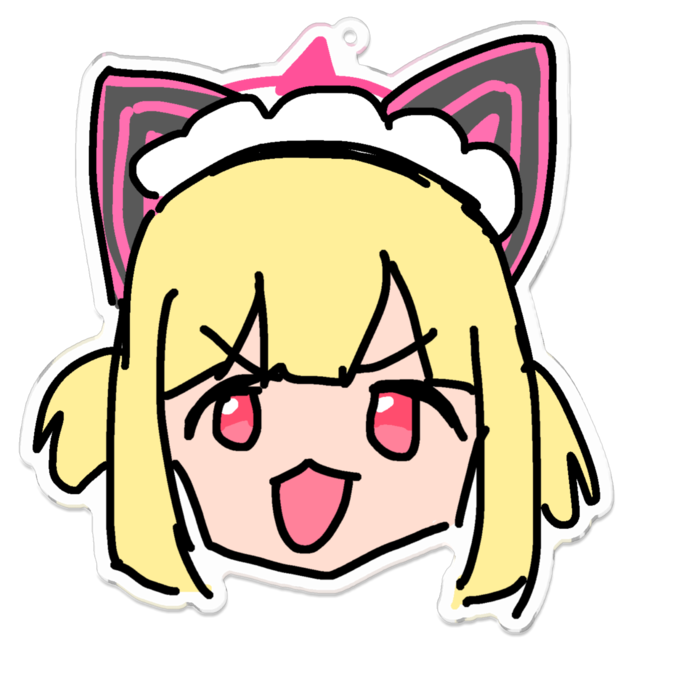 アクリルキーホルダー - 100 x 100 (mm)