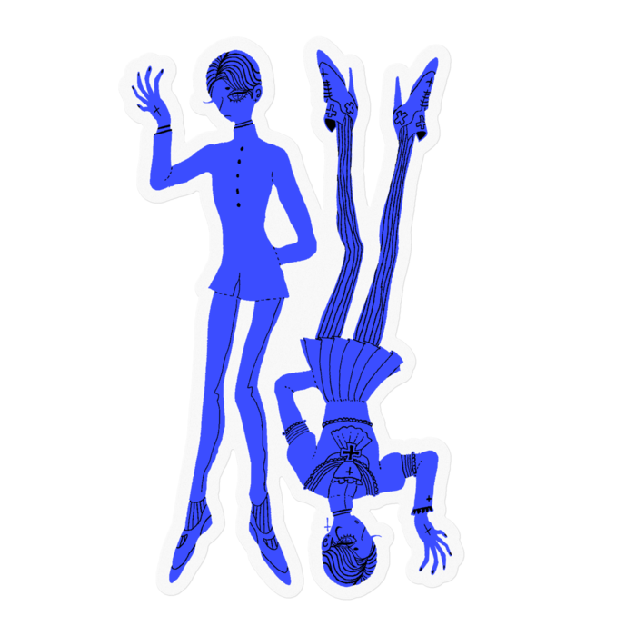 ステッカー - 100 x 100 (mm)