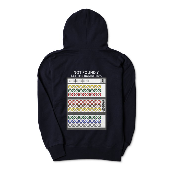 ジップパーカー - S - ネイビー