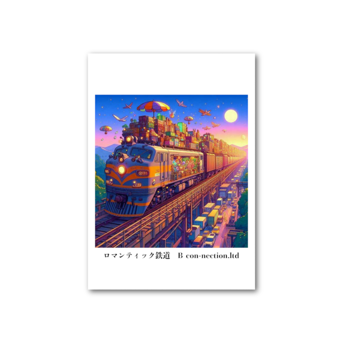 フォト風カード - 縦 - 片面