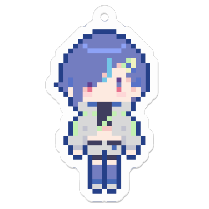 アクリルキーホルダー（コーティング） - 50 x 50 (mm)