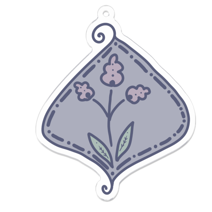 アクリルキーホルダー - 70 x 70 (mm)