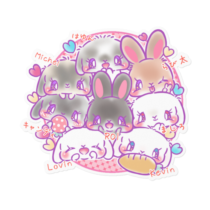 ステッカー - 160 x 160 (mm)