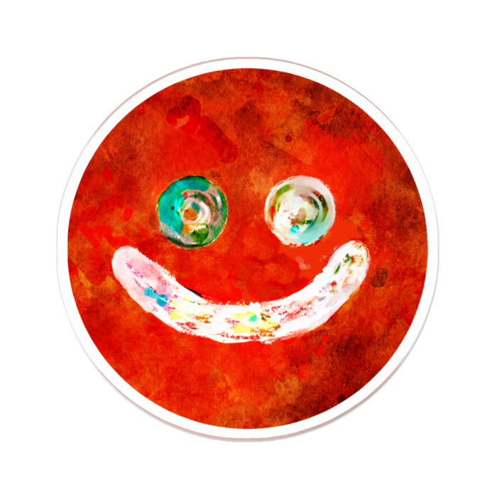 アクリルバッジ - 70 x 70 (mm)