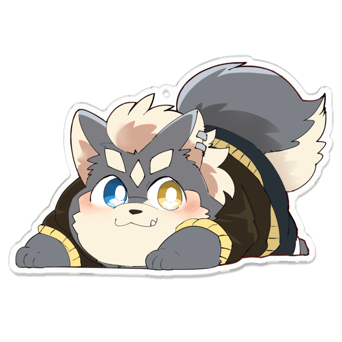 アクリルキーホルダー - 100 x 100 (mm)