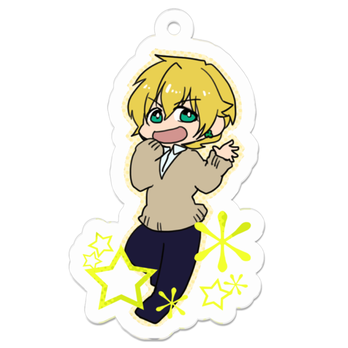 アクリルキーホルダー - 50 x 50 (mm)