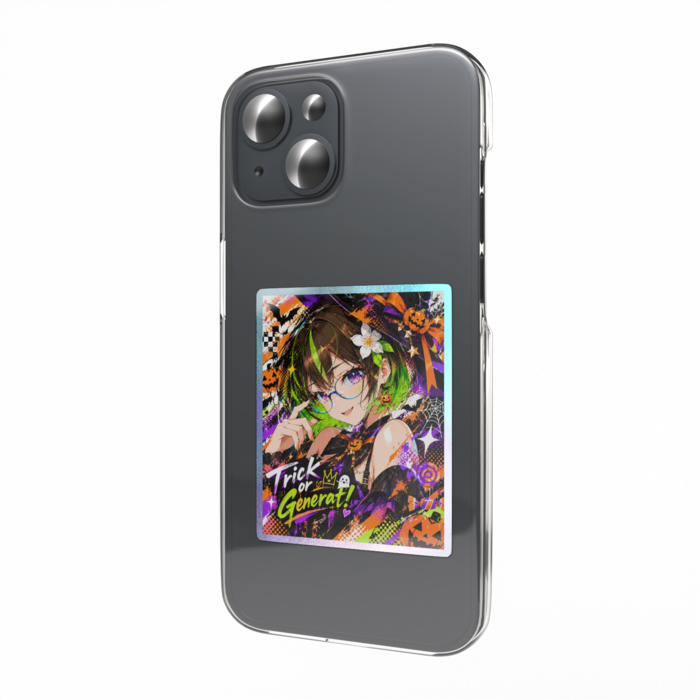 オーロラスマホステッカー - W55 × H91mm 以内