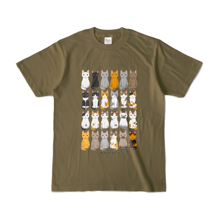 カラーTシャツ - S - オリーブ (濃色)