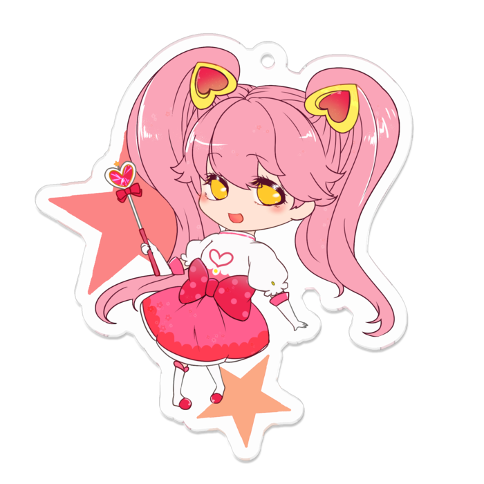 アクリルキーホルダー - 70 x 70 (mm)