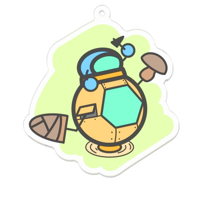 アクリルキーホルダー - 70 x 70 (mm)