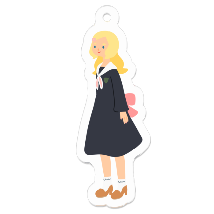 アクリルキーホルダー - 50 x 50 (mm)