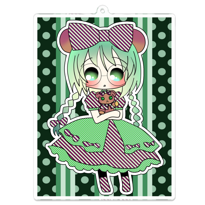 アクリルキーホルダー - 100 x 100 (mm)