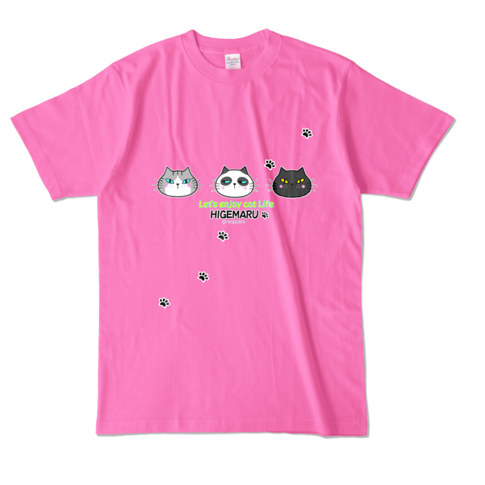 カラーTシャツ - L - ピンク (濃色)