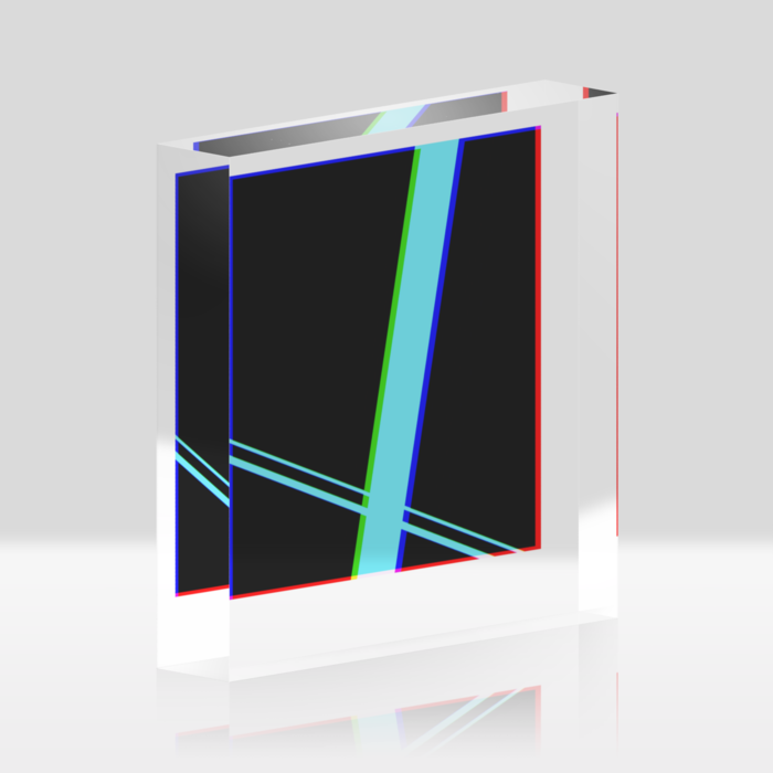 アクリルブロック - 100x100mm