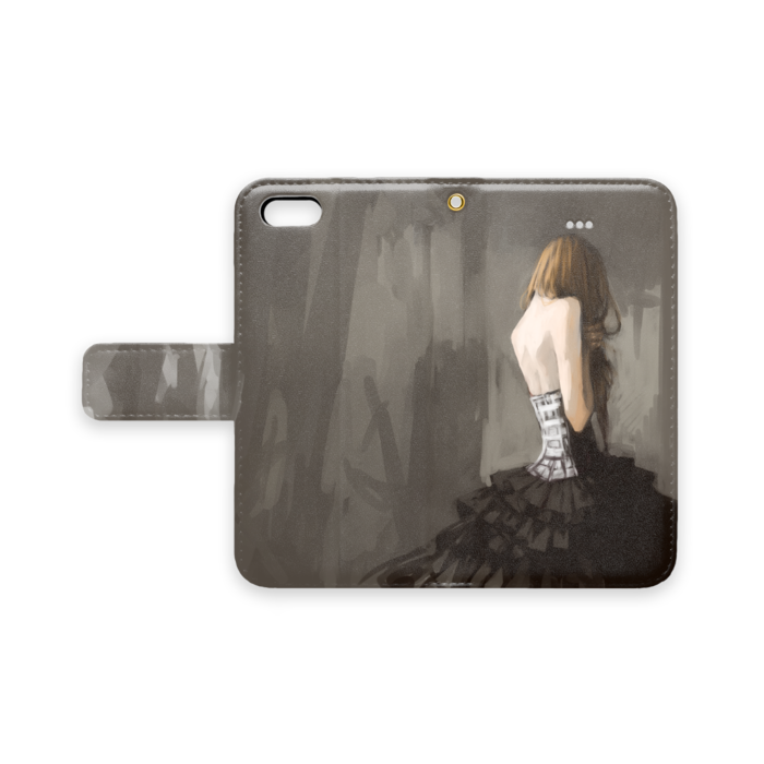 手帳型iPhoneケース - iPhone 5 / 5s / SE(第1世代) - ストラップ穴 あり