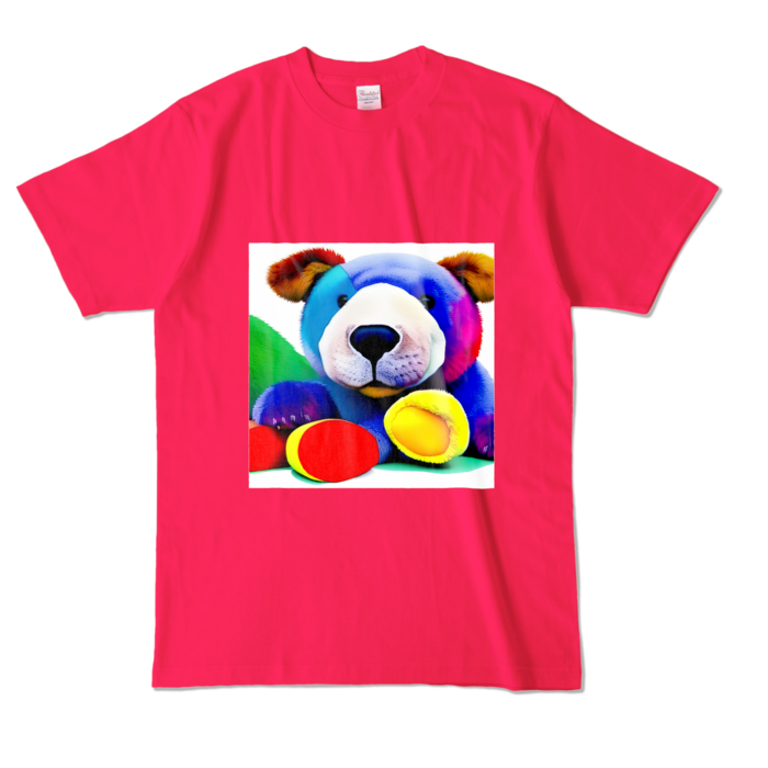 カラーTシャツ - L - ホットピンク (濃色)