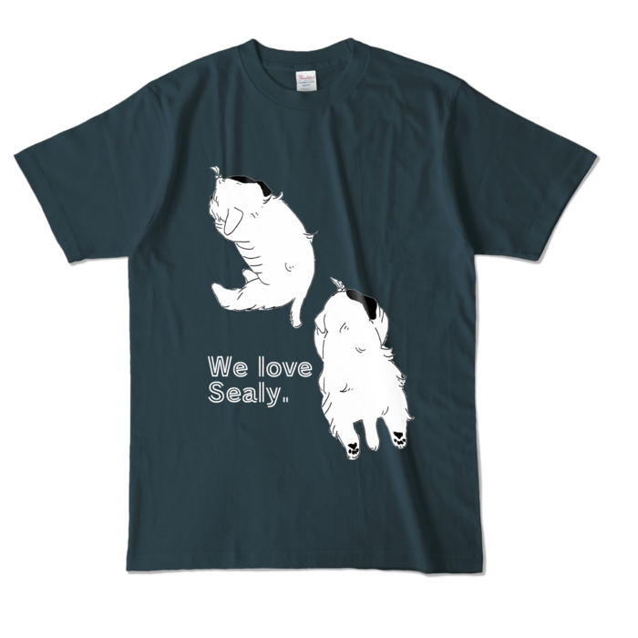 カラーTシャツ - L - デニム (濃色)