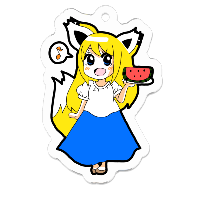 アクリルキーホルダー - 50 x 50 (mm)