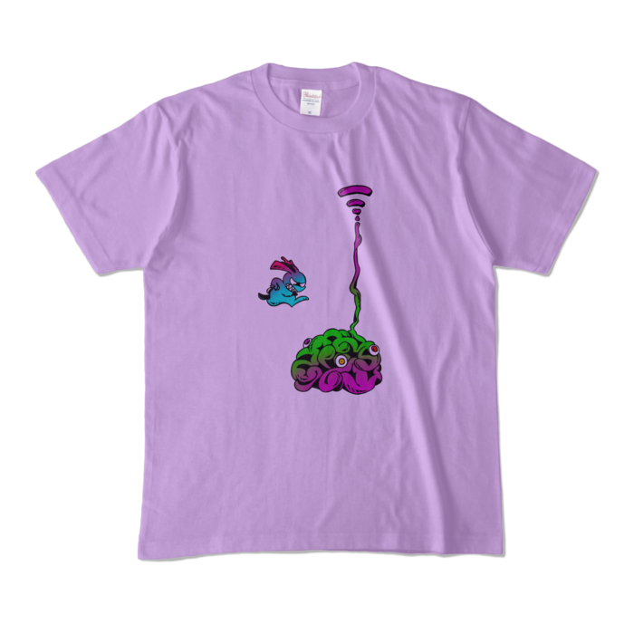 カラーTシャツ - M - ライトパープル (淡色)(1)