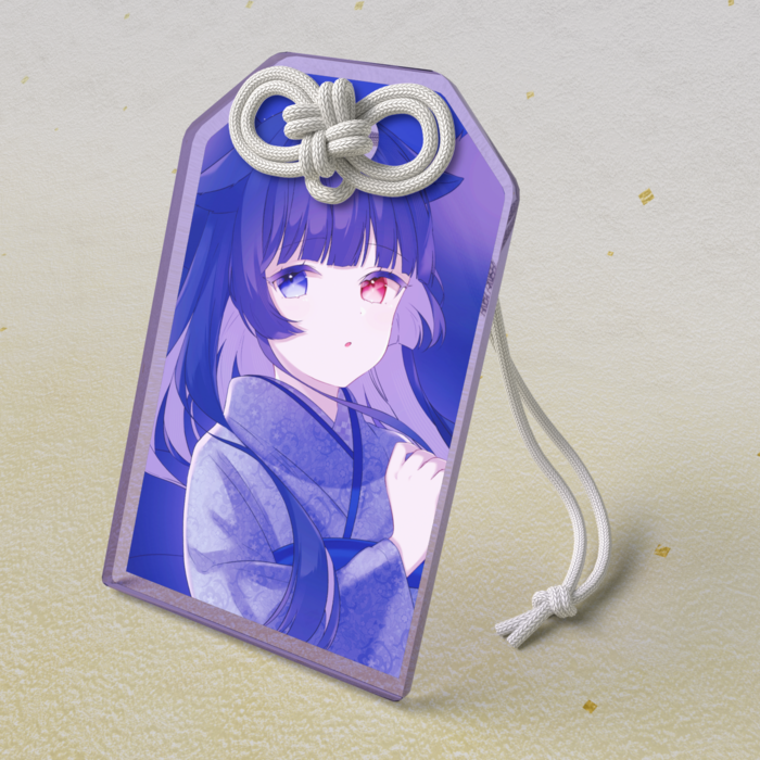 アクリルお守り - 50 × 80mm